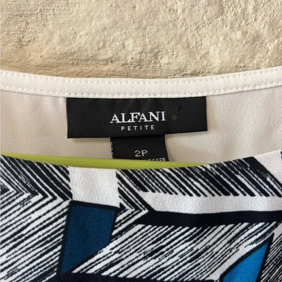 Alfani Petite Modern Look Blouse-Size 2 - Picture 2 of 6